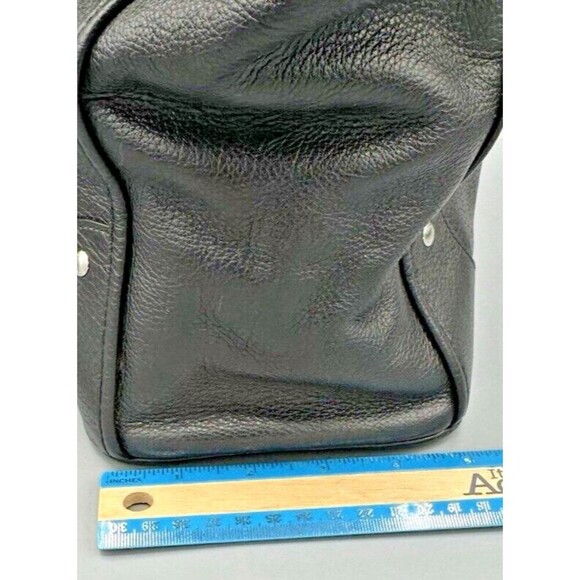 Vintage Coach Black Leather Shoulder bag F34040 2 - Picture 6 of 10